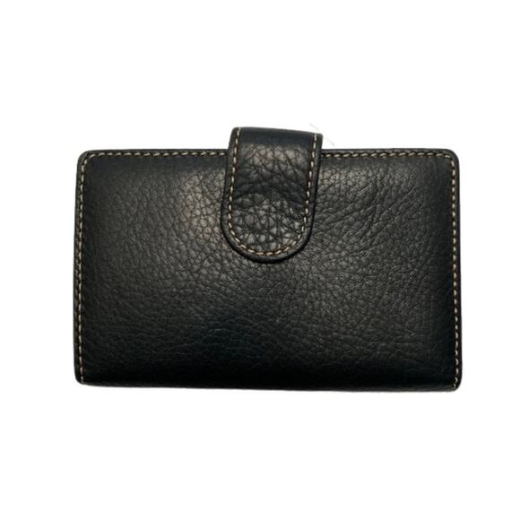 MUNDI Black Rio Leather Indexer Wallet - Picture 1 of 5